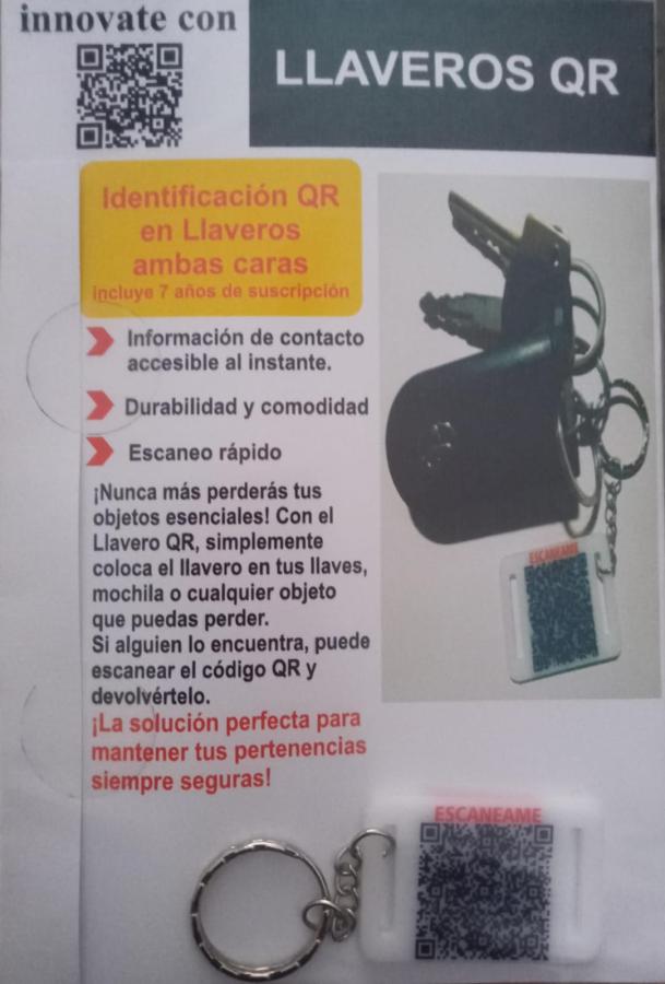 LLAVERO QR