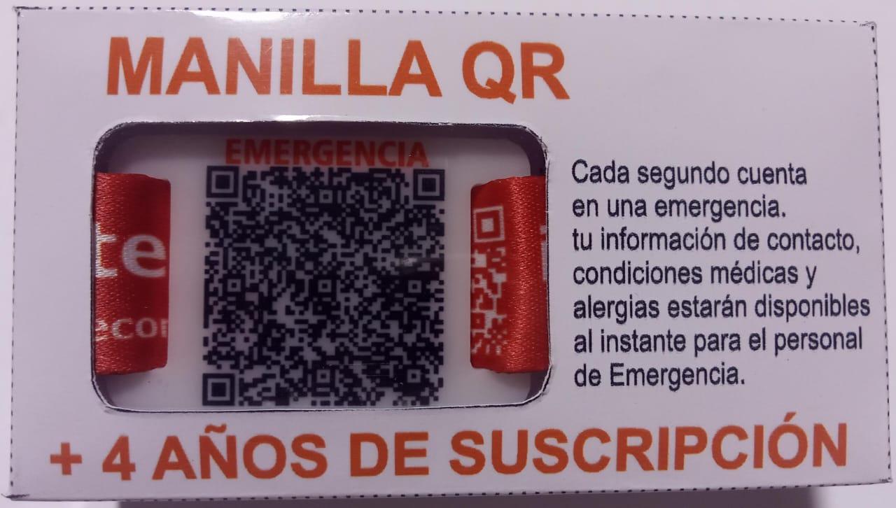 MANILLA DE IDENTIFICACIÓN QR