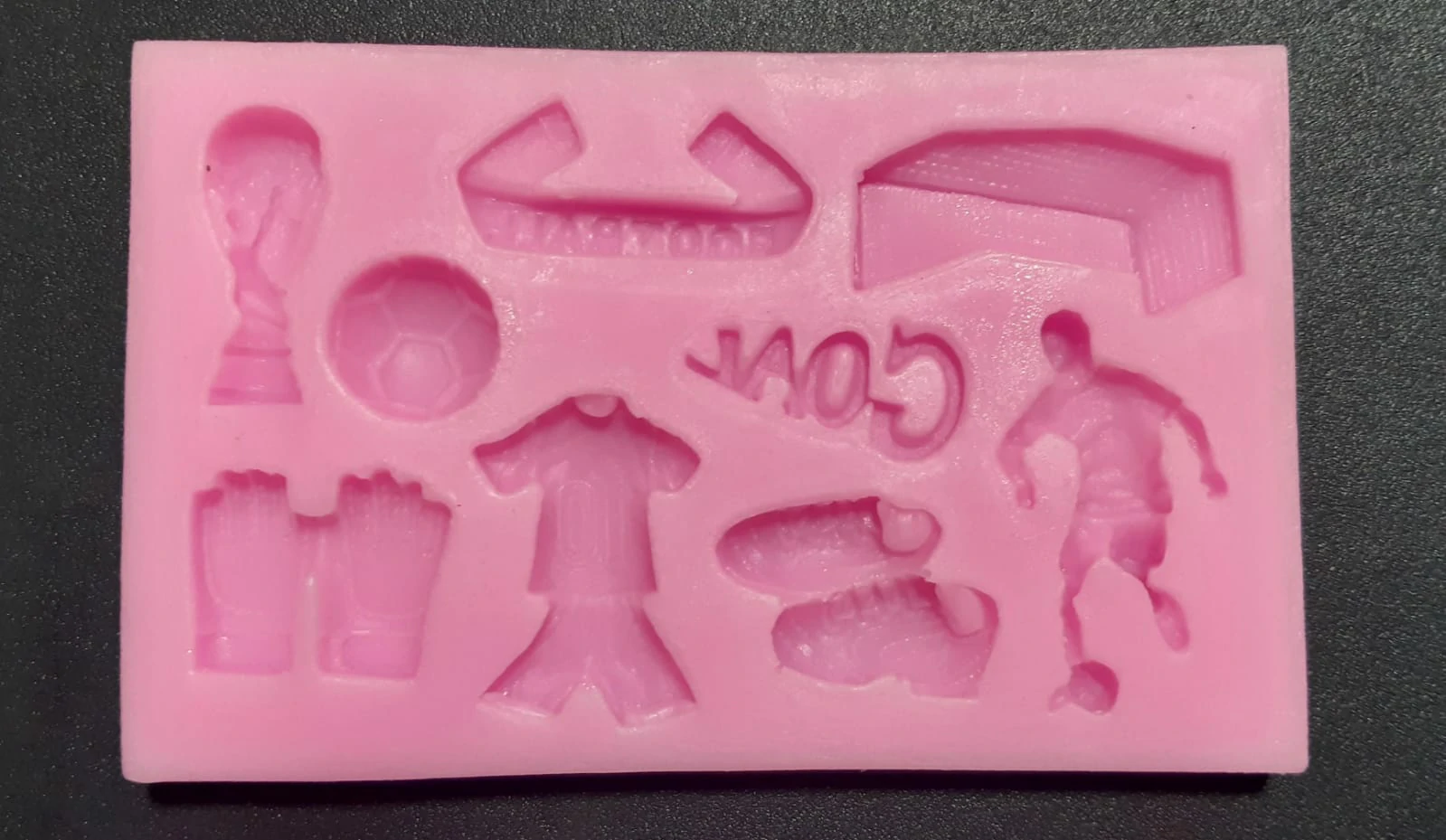 MOLDE DE FUTBOL PARA FONDANT