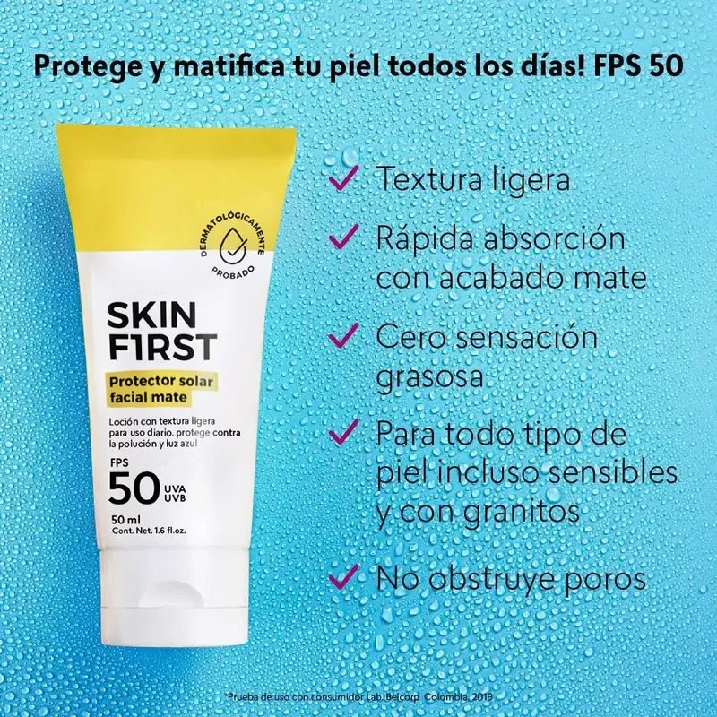 PROTECTOR SOLAR SKIN FIRST 50 ML.