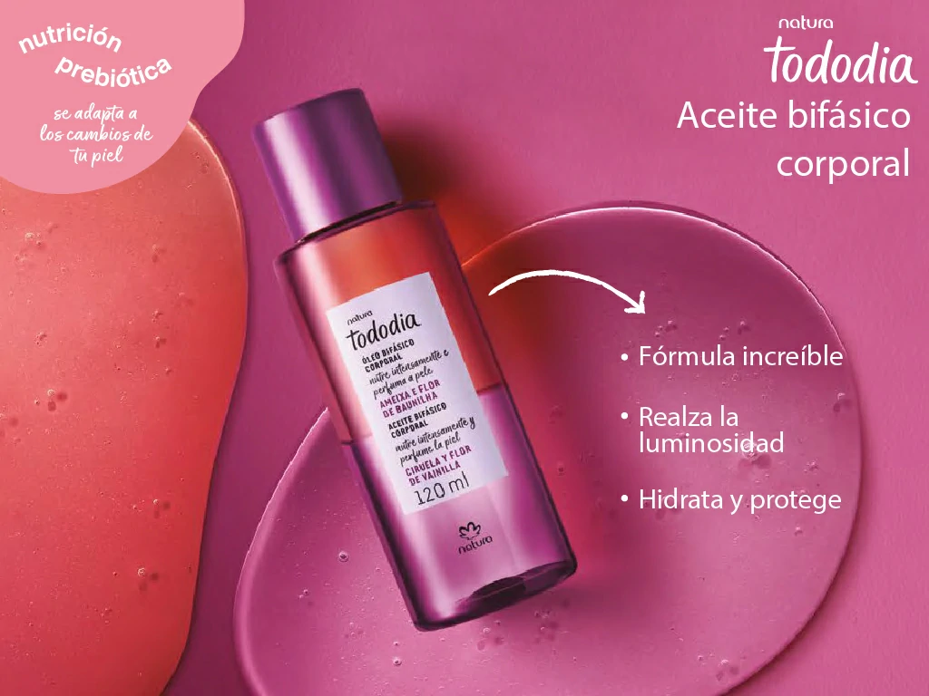 ACEITE BIFASICO CIRUELA Y FLOR DE VAINILLA  120 ML.